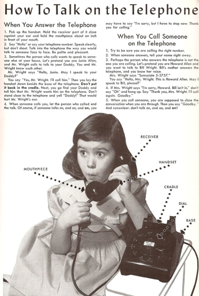 How to Talk on the Phone