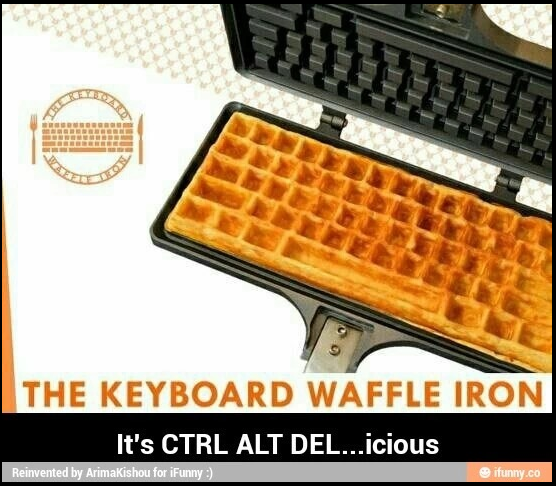 Keyboard Waffle Iron