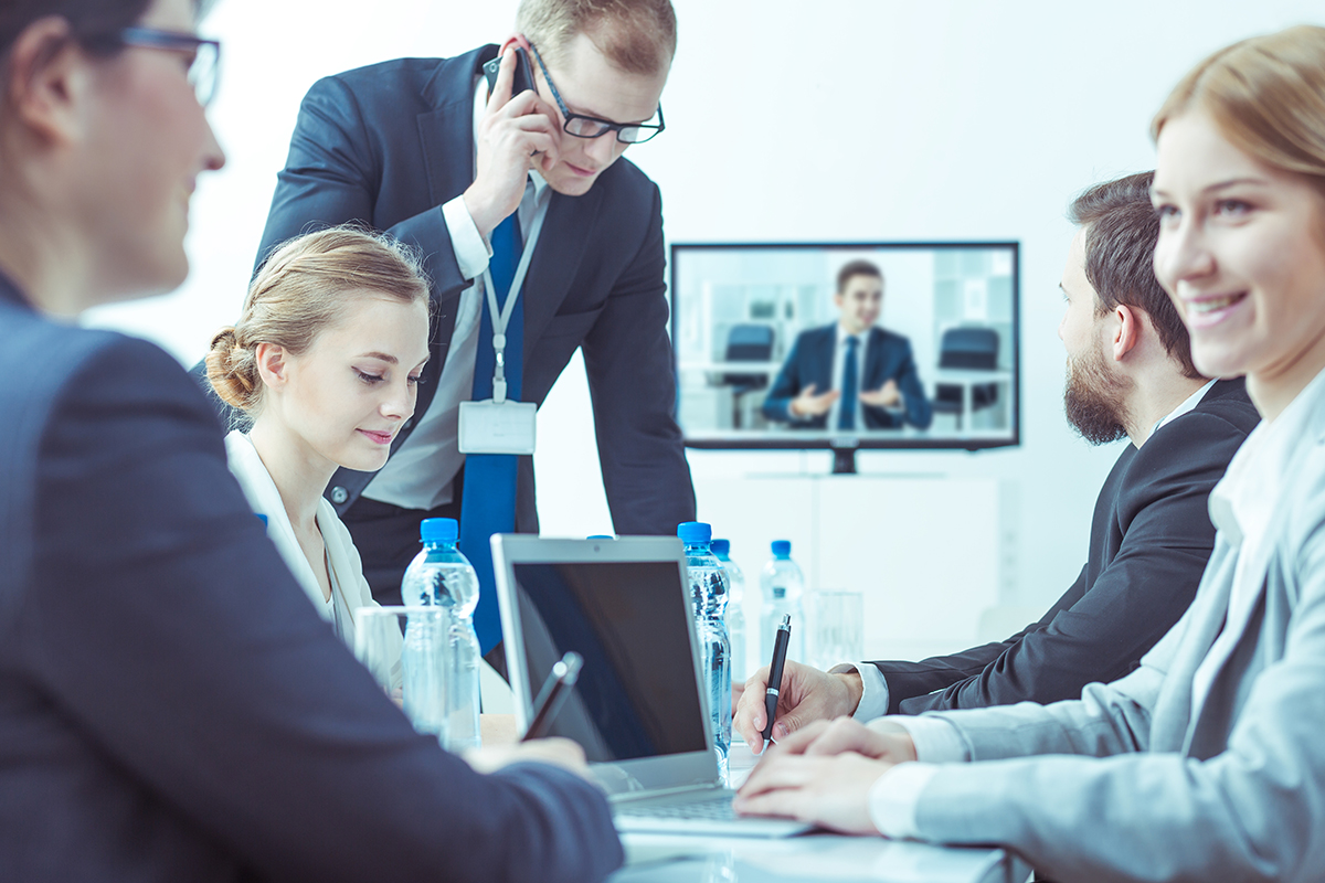 Business people in a conference room