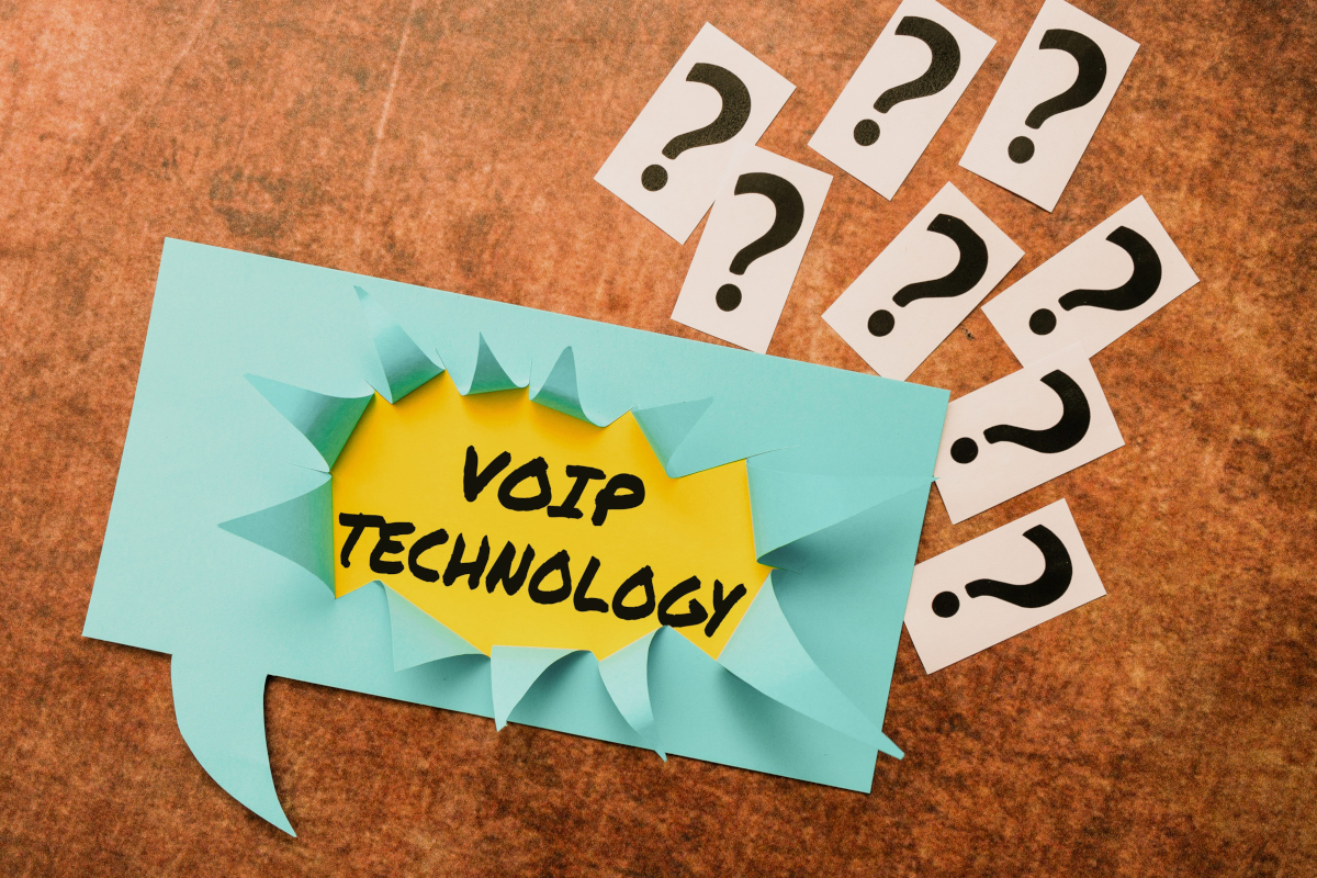Voip Technology Concept.