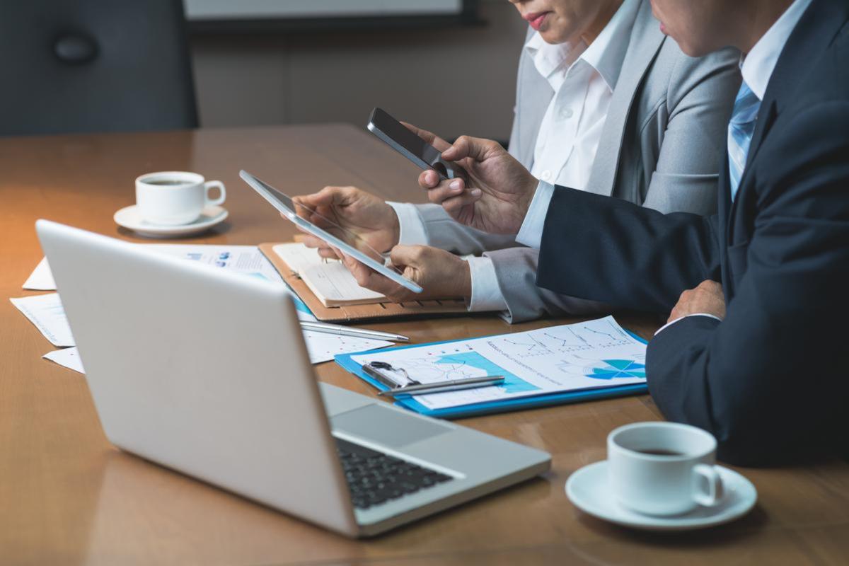 Business People Working in an Office