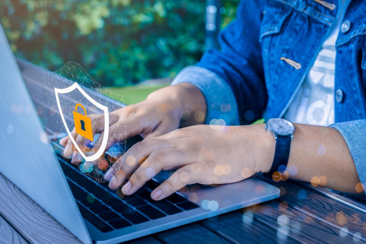 Cybersecurity protection and data security measures for business information and AI systems.